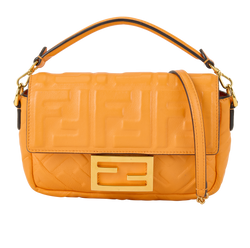 Mini Baguette, Leather, Orange, MII, S, 1*